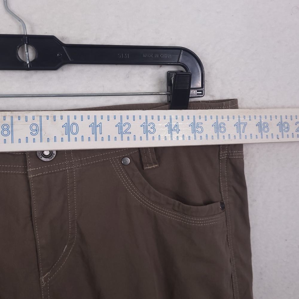 Kuhl Cargo Pants Womens 34 Brown Hiking Outdoor Utility Straight Leg Gorpcore - Picture 5 of 16